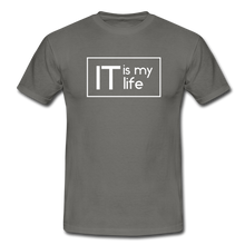 Lade das Bild in den Galerie-Viewer, IT Is My Life T-Shirt Schwarz - graphite grey
