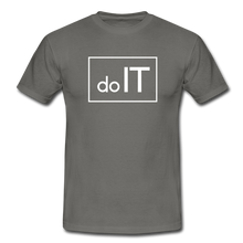 Lade das Bild in den Galerie-Viewer, Do IT T-Shirt Schwarz - graphite grey
