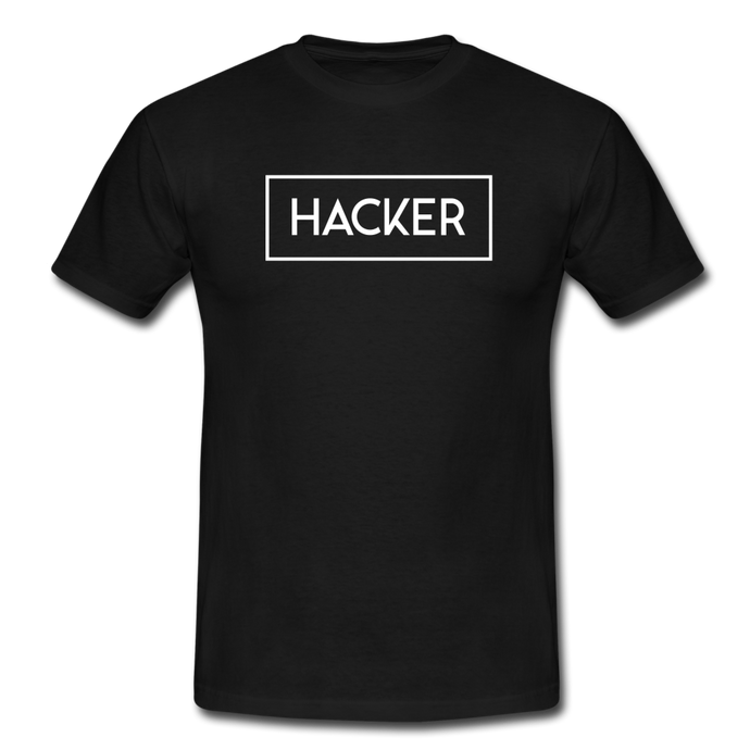 Hacker T-Shirt Schwarz - black