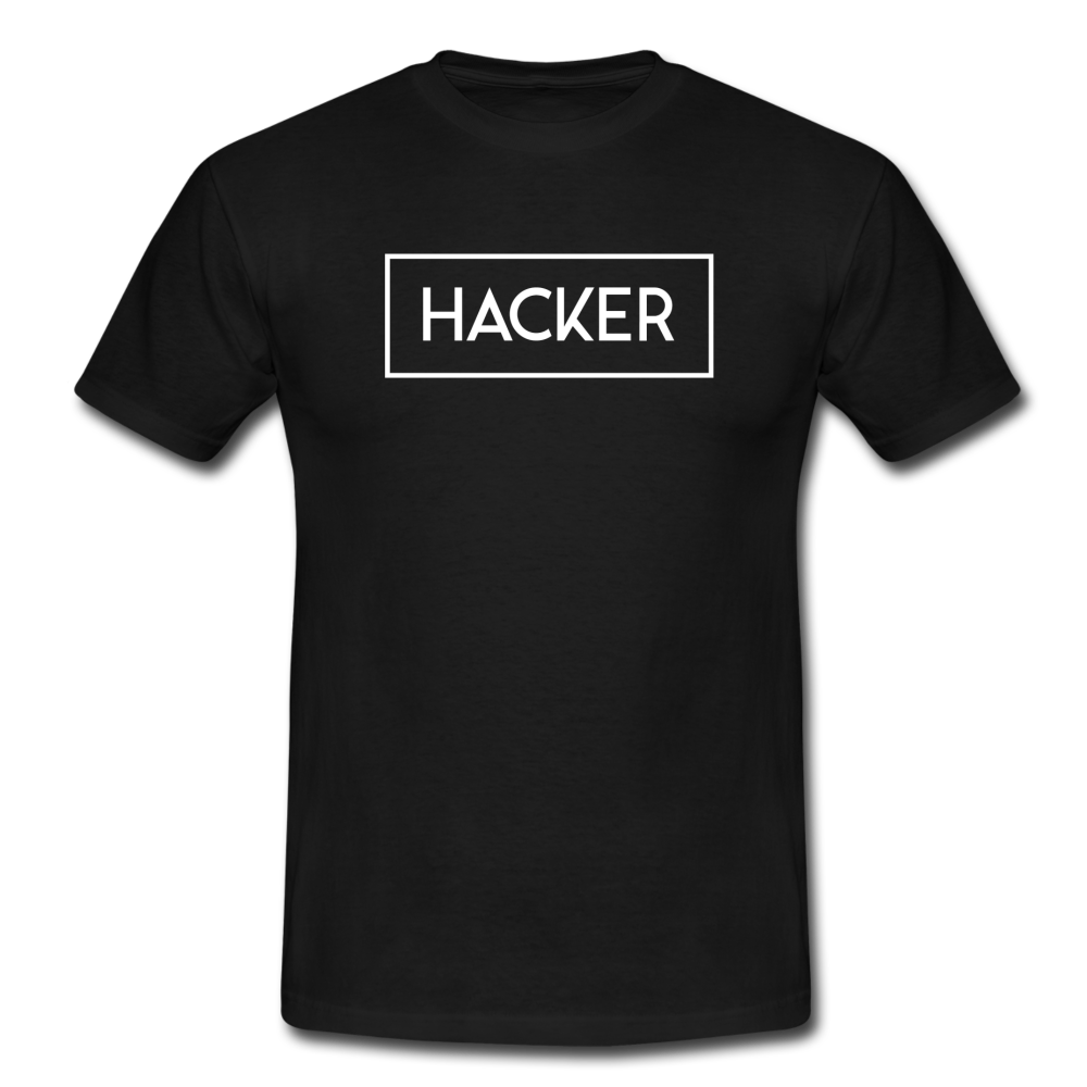 Hacker T-Shirt Schwarz - black