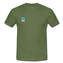 Lade das Bild in den Galerie-Viewer, Nerd&#39;s Moustache T-Shirt Schwarz - military green
