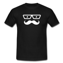 Lade das Bild in den Galerie-Viewer, Moustache T-Shirt Schwarz - black
