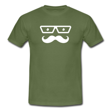 Lade das Bild in den Galerie-Viewer, Moustache T-Shirt Schwarz - military green
