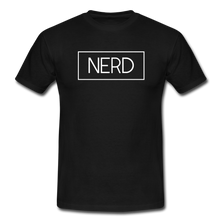 Lade das Bild in den Galerie-Viewer, Nerd T-Shirt Schwarz - black
