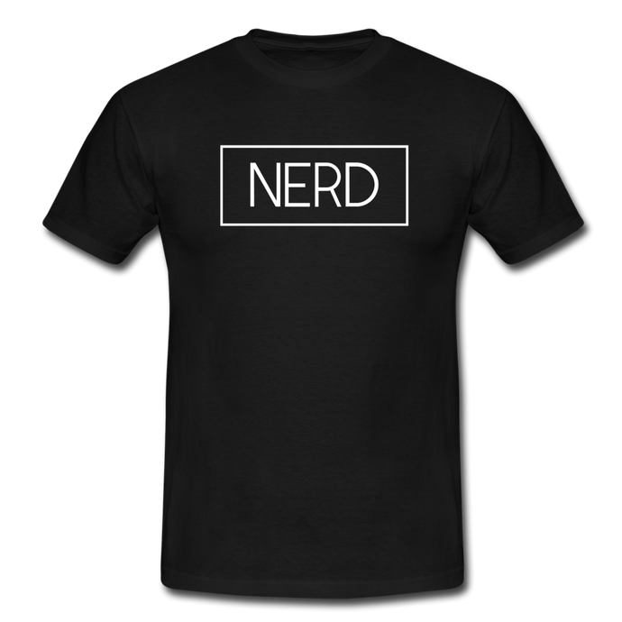 Nerd T-Shirt Schwarz - black