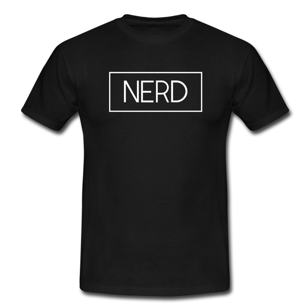 Nerd T-Shirt Schwarz - black