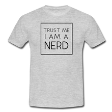 Lade das Bild in den Galerie-Viewer, Trust A Nerd T-Shirt Weiß - heather grey
