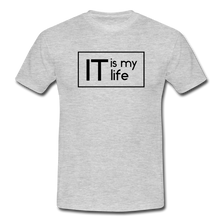 Lade das Bild in den Galerie-Viewer, IT Is My Life T-Shirt Weiß - heather grey
