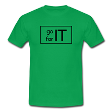 Lade das Bild in den Galerie-Viewer, Go For IT T-Shirt Weiß - kelly green
