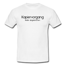 Lade das Bild in den Galerie-Viewer, Kapiervorgang Abgebrochen T-Shirt Weiß - white
