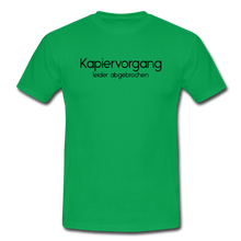 Lade das Bild in den Galerie-Viewer, Kapiervorgang Abgebrochen T-Shirt Weiß - kelly green
