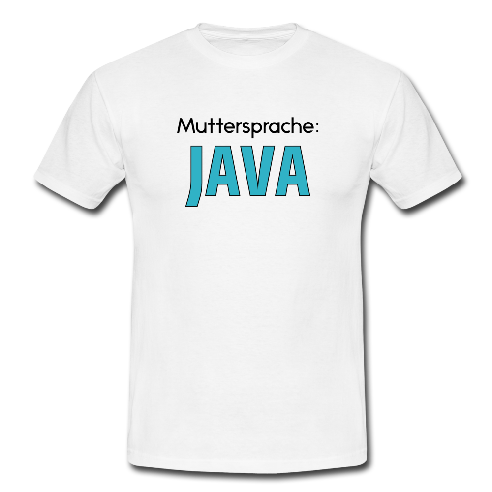 Java T-Shirt Weiß - white