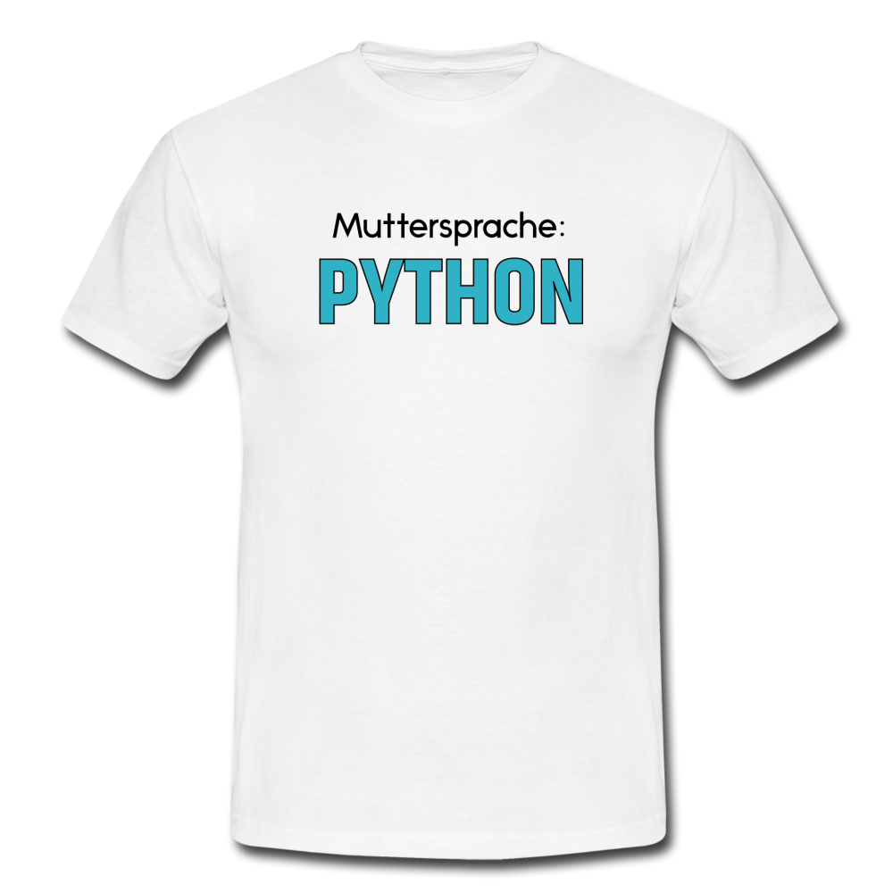 Python T-Shirt Weiß - white