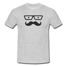 Lade das Bild in den Galerie-Viewer, Moustache T-Shirt Weiß - heather grey
