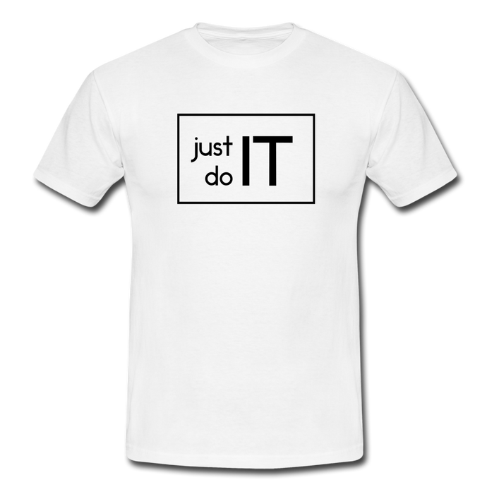 Just Do IT T-Shirt Weiß - white