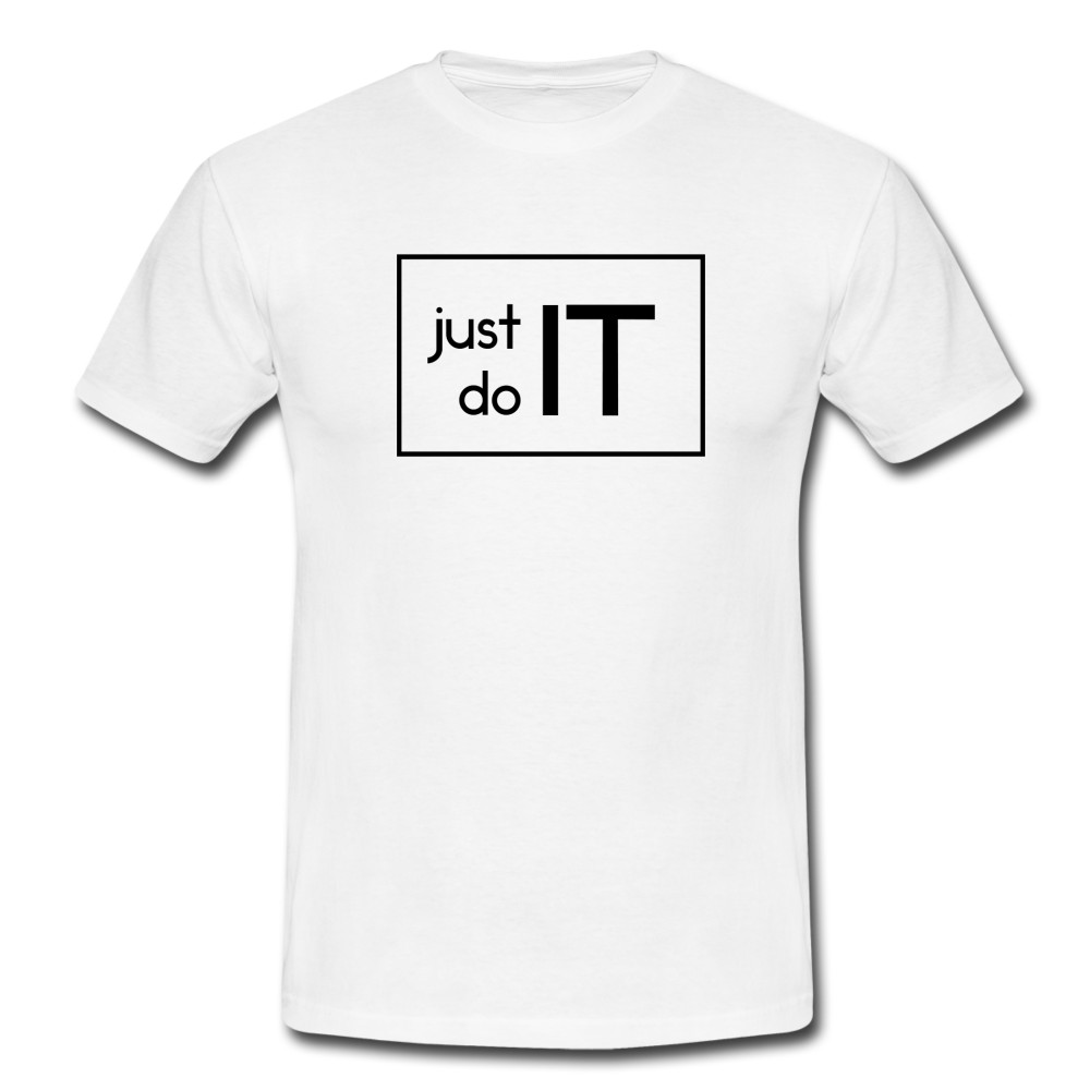 Just Do IT T-Shirt Weiß - white