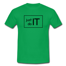 Lade das Bild in den Galerie-Viewer, Just Do IT T-Shirt Weiß - kelly green
