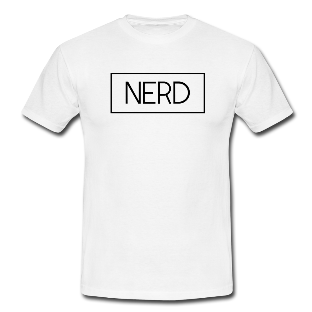 Nerd T-Shirt Weiß - white