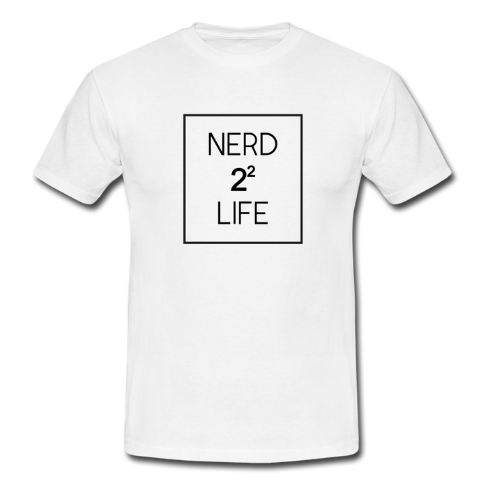 Nerd For Life T-Shirt Weiß - white