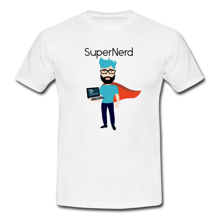 SuperNerd T-Shirt Weiß - white