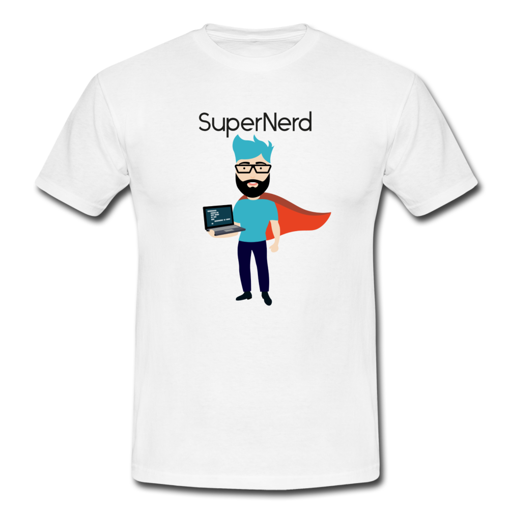 SuperNerd T-Shirt Weiß - white