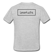 Lade das Bild in den Galerie-Viewer, Lesefuchs T-Shirt Weiß - heather grey
