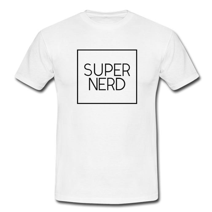 Super Nerd T-Shirt Weiß - white