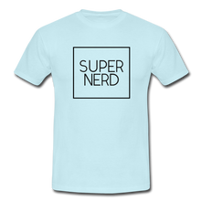 Lade das Bild in den Galerie-Viewer, Super Nerd T-Shirt Weiß - sky
