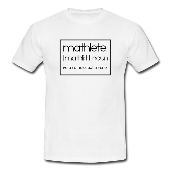 Mathlete T-Shirt Weiß - white