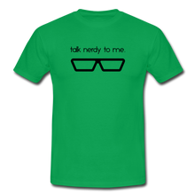 Lade das Bild in den Galerie-Viewer, Talk Nerdy To Me T-Shirt Weiß - kelly green
