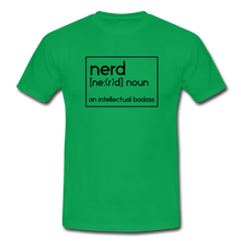 Lade das Bild in den Galerie-Viewer, Intellectual Badass T-Shirt Weiß - kelly green
