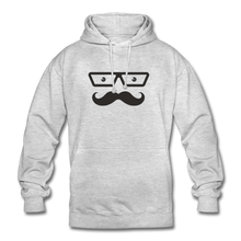 Lade das Bild in den Galerie-Viewer, Moustache Hoodie - Hellgrau meliert
