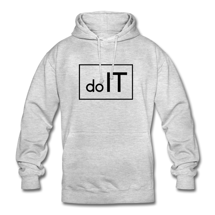 Do IT Hoodie - Hellgrau meliert