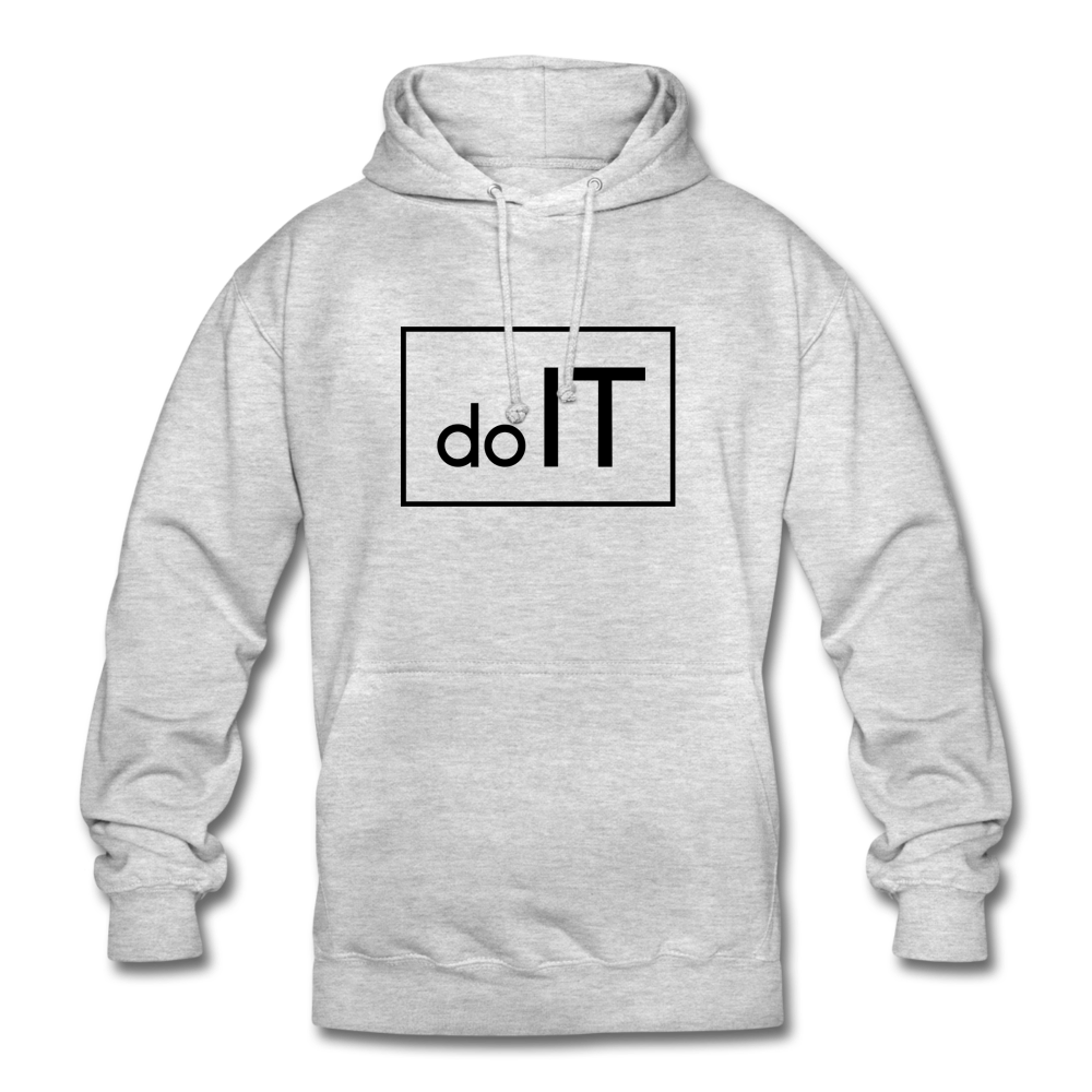 Do IT Hoodie - Hellgrau meliert