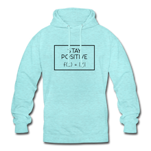 Lade das Bild in den Galerie-Viewer, Stay Positive Hoodie - Surferblau
