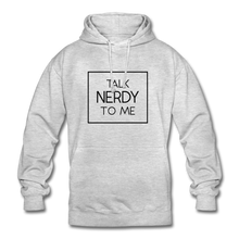 Lade das Bild in den Galerie-Viewer, Talk Nerdy To Me Hoodie - Hellgrau meliert
