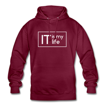 Lade das Bild in den Galerie-Viewer, IT Is My Life Hoodie - Bordeaux
