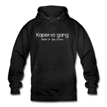 Lade das Bild in den Galerie-Viewer, Kapiervorgang Abgebrochen Hoodie - Schwarz
