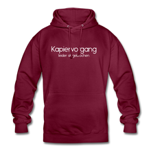 Lade das Bild in den Galerie-Viewer, Kapiervorgang Abgebrochen Hoodie - Bordeaux
