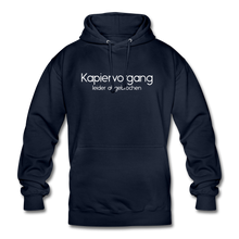 Lade das Bild in den Galerie-Viewer, Kapiervorgang Abgebrochen Hoodie - Navy
