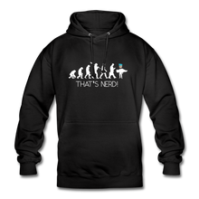 Lade das Bild in den Galerie-Viewer, Nerd&#39;s Evolution Hoodie - Schwarz
