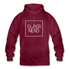 Lade das Bild in den Galerie-Viewer, Super Nerd Hoodie - Bordeaux
