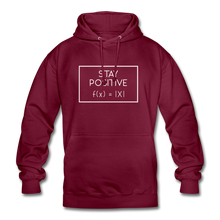 Lade das Bild in den Galerie-Viewer, Stay Positive Hoodie - Bordeaux
