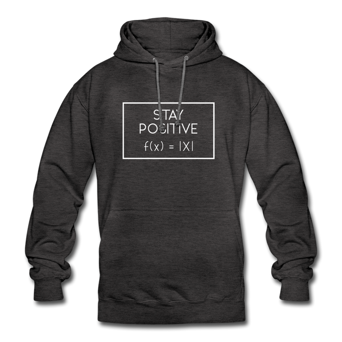 Stay Positive Hoodie - Anthrazit