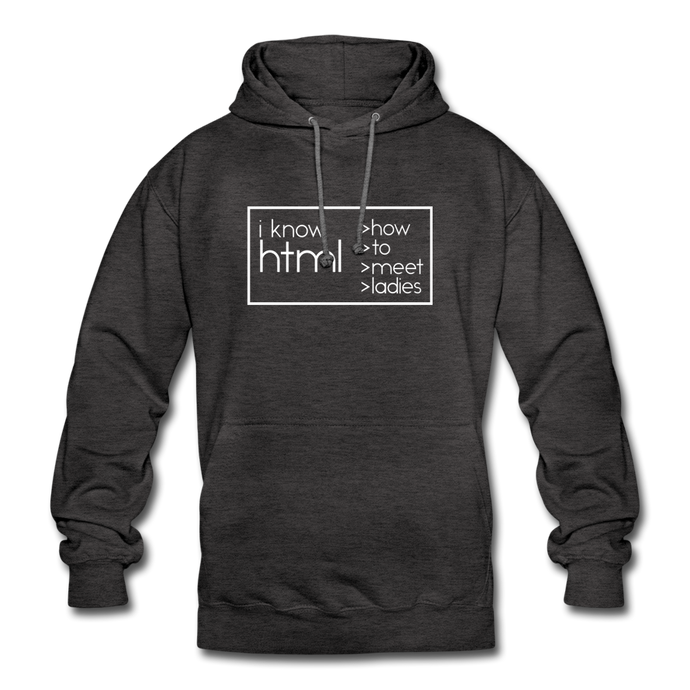 I Know HTML Hoodie - Anthrazit