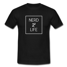 Lade das Bild in den Galerie-Viewer, Nerd For Life T-Shirt Schwarz - Schwarz
