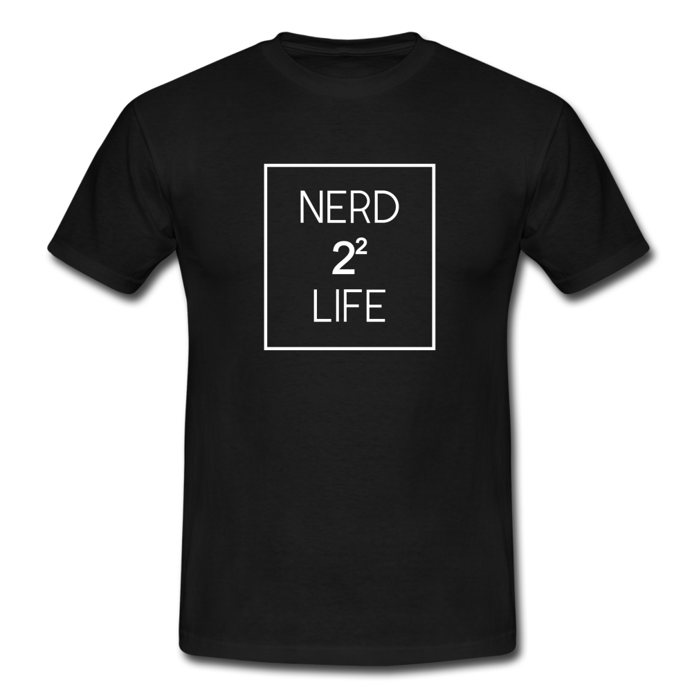 Nerd For Life T-Shirt Schwarz - Schwarz