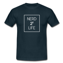 Lade das Bild in den Galerie-Viewer, Nerd For Life T-Shirt Schwarz - Navy
