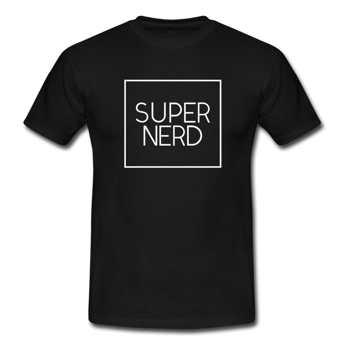 Super Nerd T-Shirt Schwarz - Schwarz