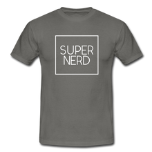 Lade das Bild in den Galerie-Viewer, Super Nerd T-Shirt Schwarz - Graphite
